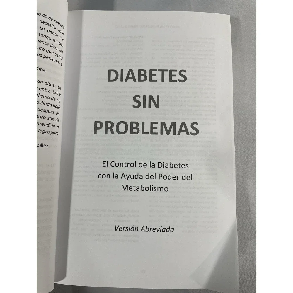 Diabetes Sin Problemas- El Control de - Paperback, by Frank Suárez - Very Good